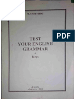 Sanginov F Test Your English Grammar Keys