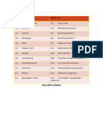 Syllabus - Data Skills