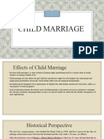 Child Marriage