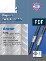 Ancon Bartec Plus Couplers CARES Technical Approval Report TA1-A 5050 Issue 5 2019
