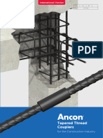 Ancon Tapered Thread Couplers International Version PDF