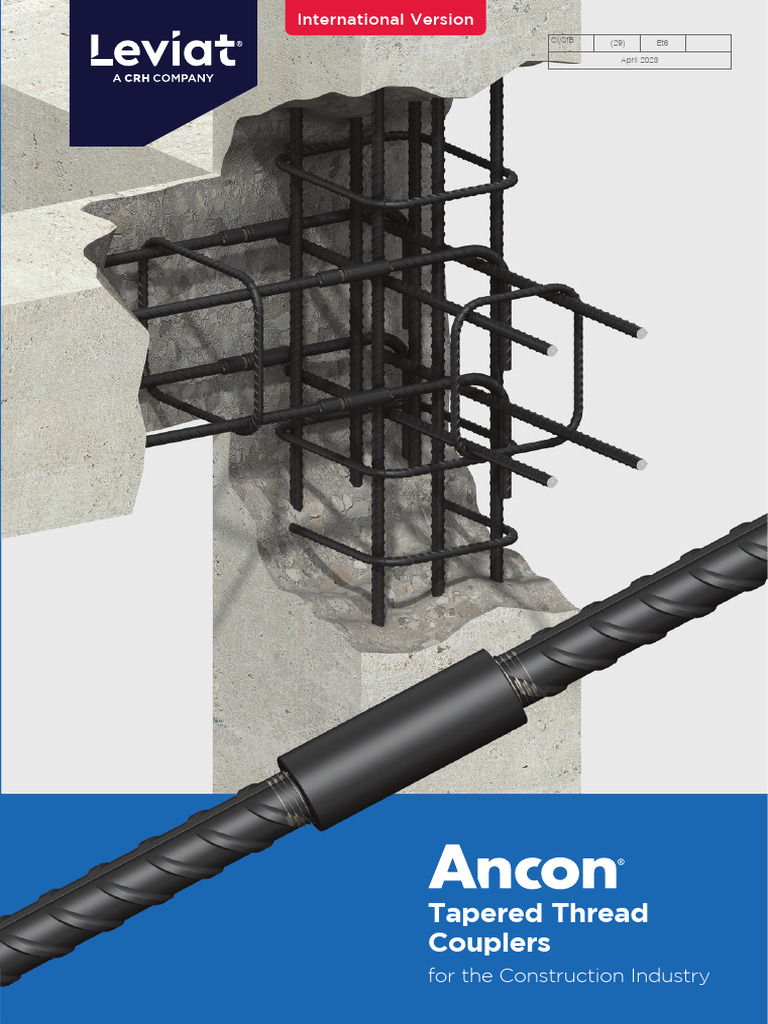 Ancon Tapered Thread Couplers International Version PDF | PDF