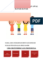 Pengasuhan Dan Pendidikan Awal Kanak-Kanak: Ciri-Ciri Pendidik Yang Profesional