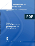 (Routledge Contemporary Asia) Sucheta Mazumdar, Vasant Kaiwar, Thierry Labica (eds.) - From Orientalism to Postcolonialism_ Asia, Europe and the Lineages of Difference-Routledge (2009)