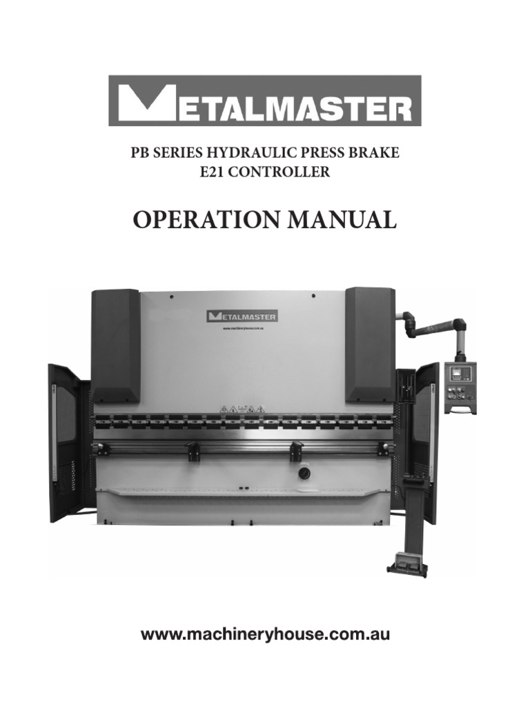 Metalmaster PB Series Operation Manual | PDF | Home & Garden