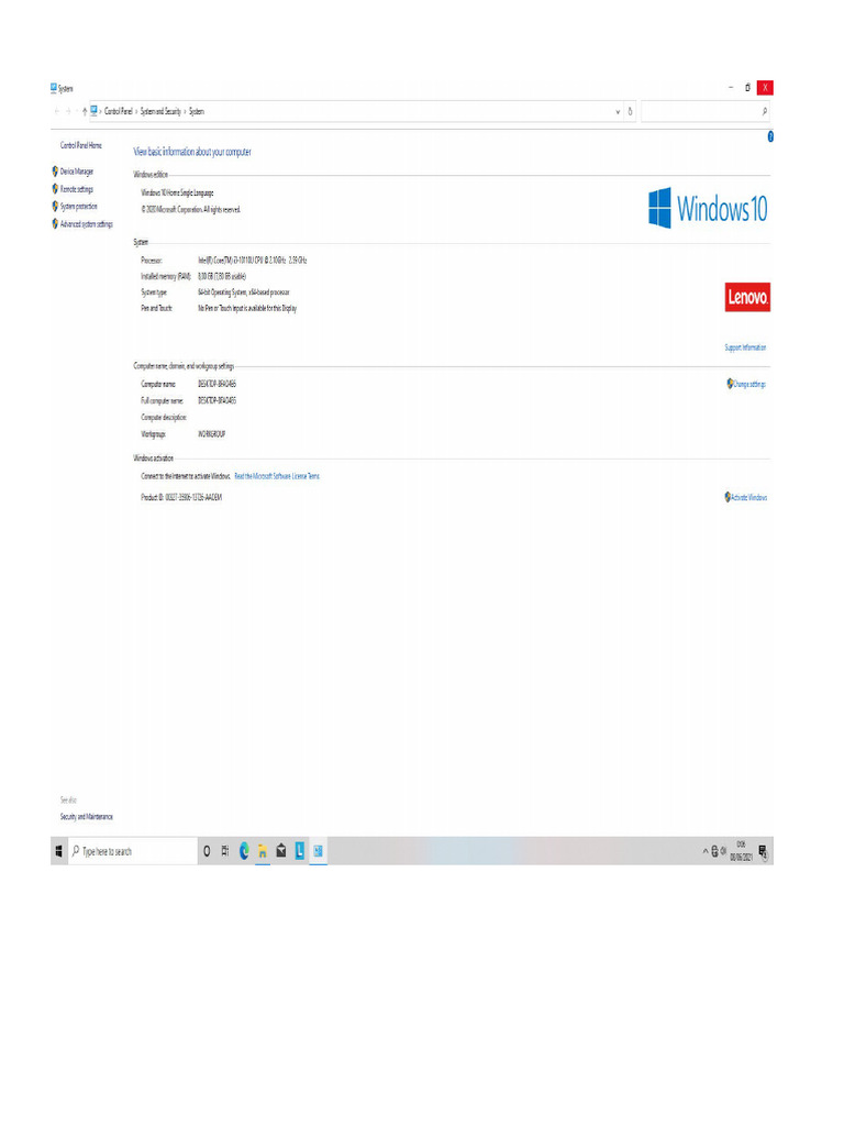 Spesifikasi PC Ini | PDF