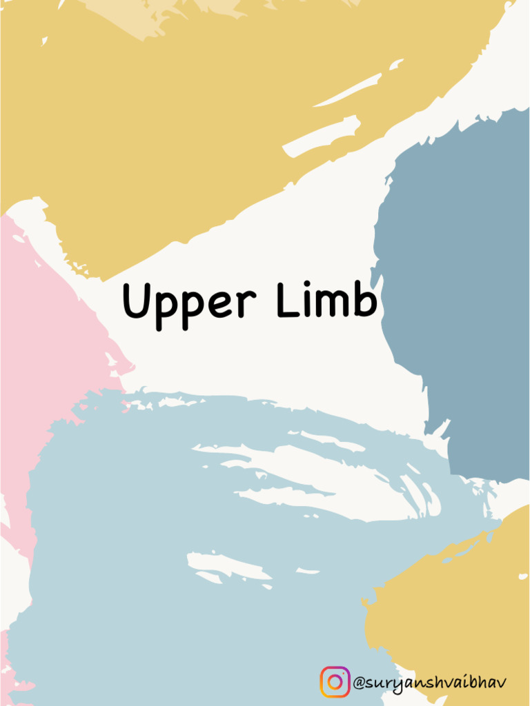 Upper Limb By Dr Ashwini Sir Pdf