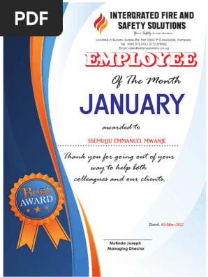 employee of the month
