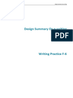 Writing Practice F-6 Design Summary WIP OZEWRI V2 20201030