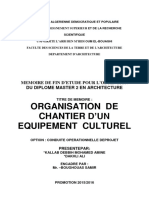 Organisation de Chantier