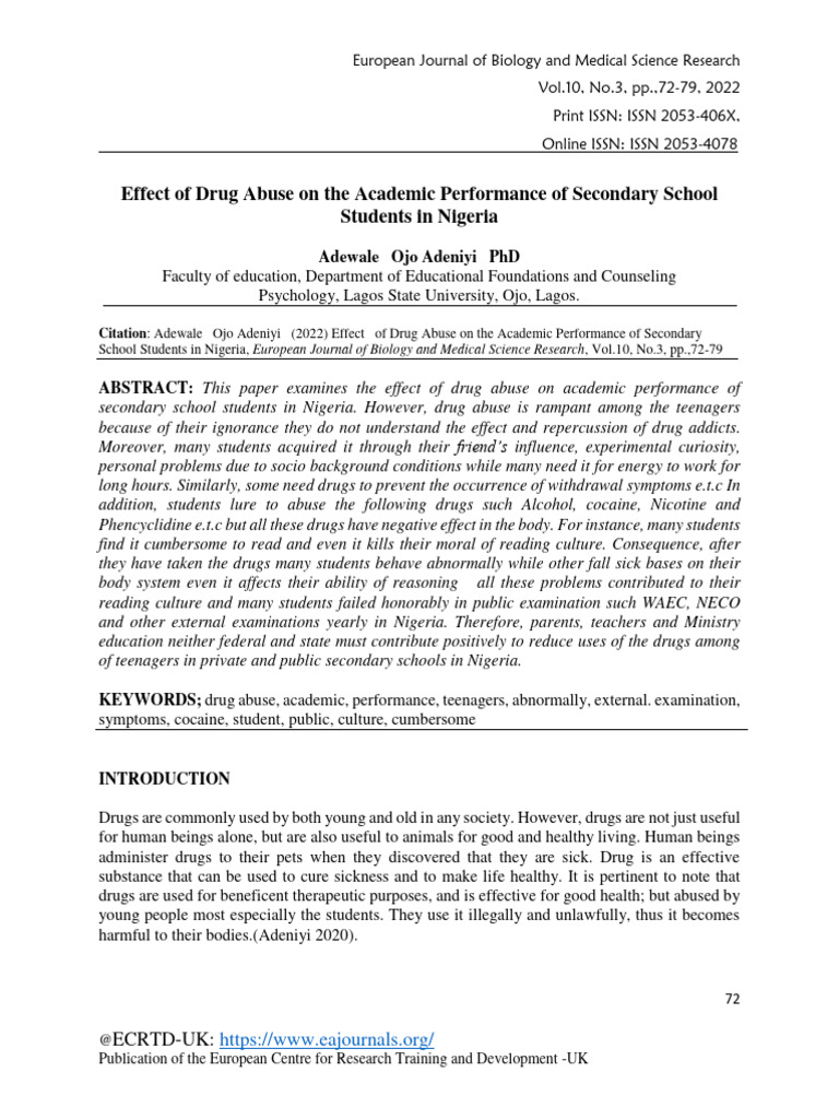 Sociological Theories Of Drug Abuse Pdf