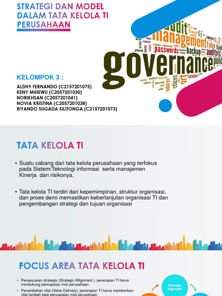 Strategi dan Model Tata Kelola TI | PDF