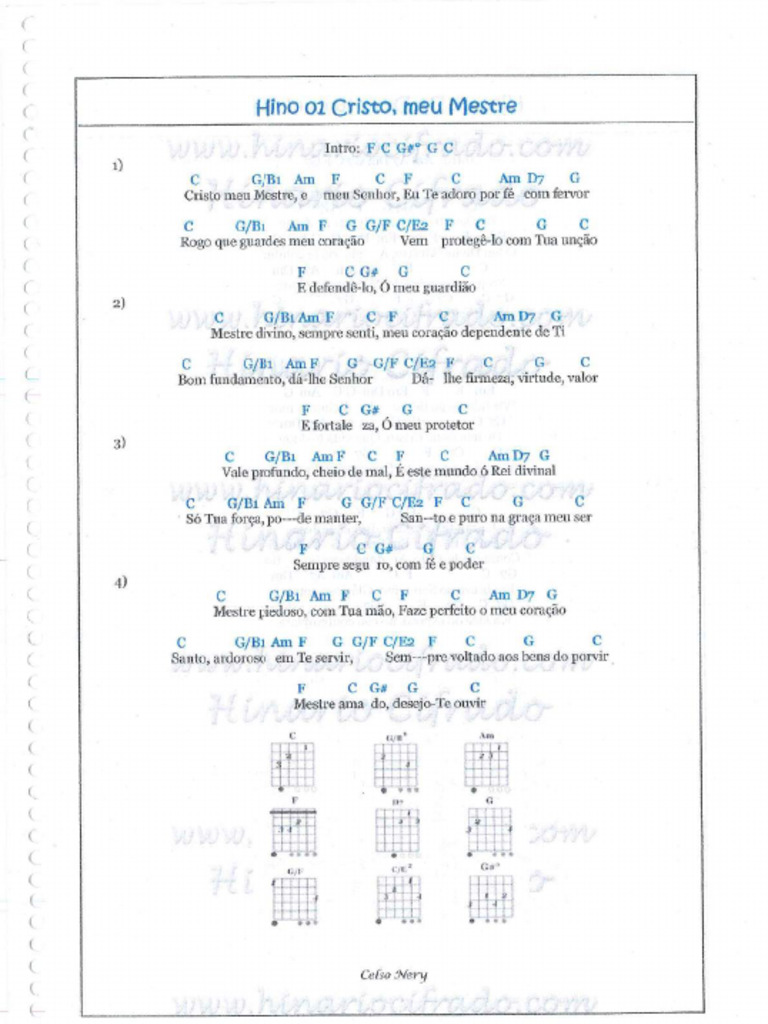 Hinário 5 Ccb Cifrado Violão 2 Pdf