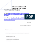 International Financial Management 7th Edition Eun Resnick 9780077861605 0077861604 Test Bank