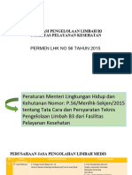 Kebijakan Pengelolaan Limbah B3 Permen LHK 56