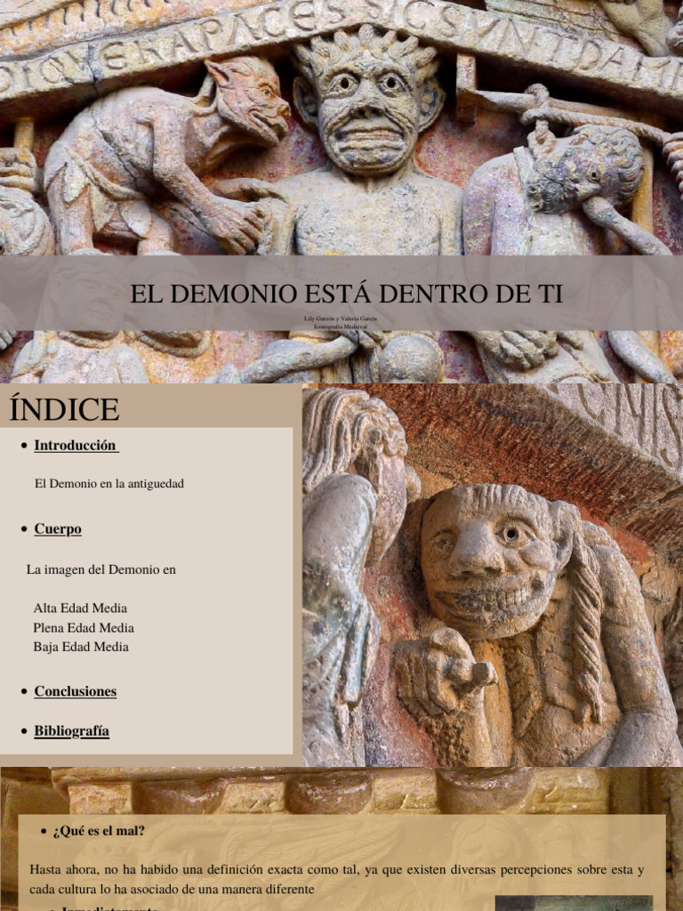Demonios en la Historia y Arte Medieval | PDF | Satán | Demonios