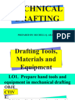 Lesson 1 Prepare Hand Tools and Equipment in Mechanical Drafting
