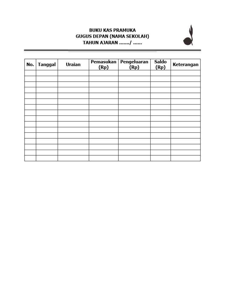 Buku Kas Pramuka PDF
