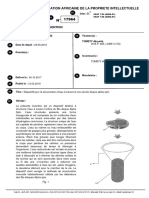 Organisation Africaine de La Propriete Intellectuelle: Fascicule de Brevet D'Invention