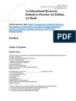 Introduction To Educational Research Connecting Methods To Practice 1st Edition Lochmiller Test Bank 1