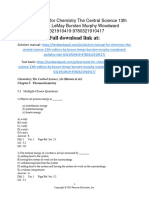 Chemistry The Central Science 13th Edition Brown Test Bank 1