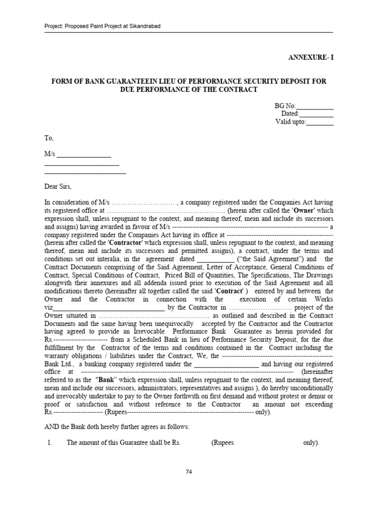 Clean Performance Guarantee PDF Guarantee Legal Liability