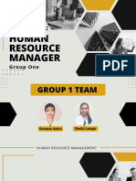 Prelect 2A:: Human Resource Manager