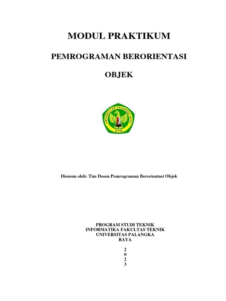 Modul Praktikum OOP dengan Alice 3 | PDF