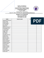 Pta Attendance 2022-23