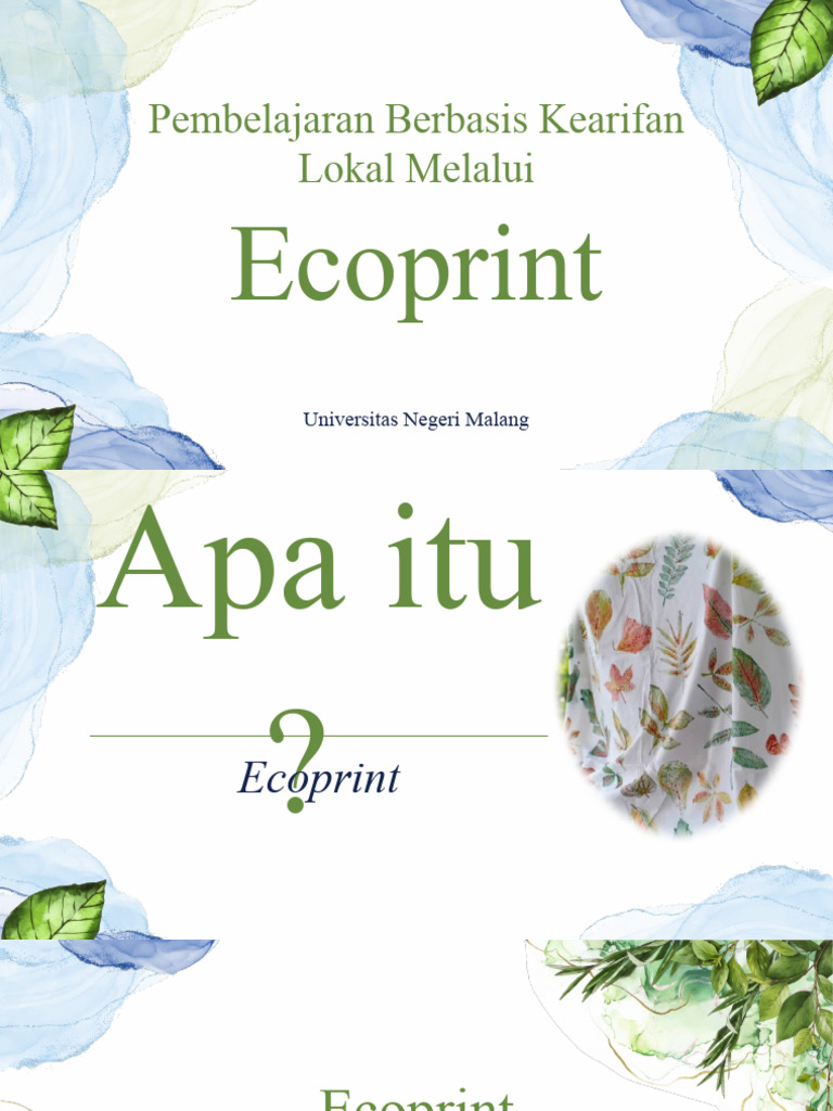 Materi Ecoprint | PDF