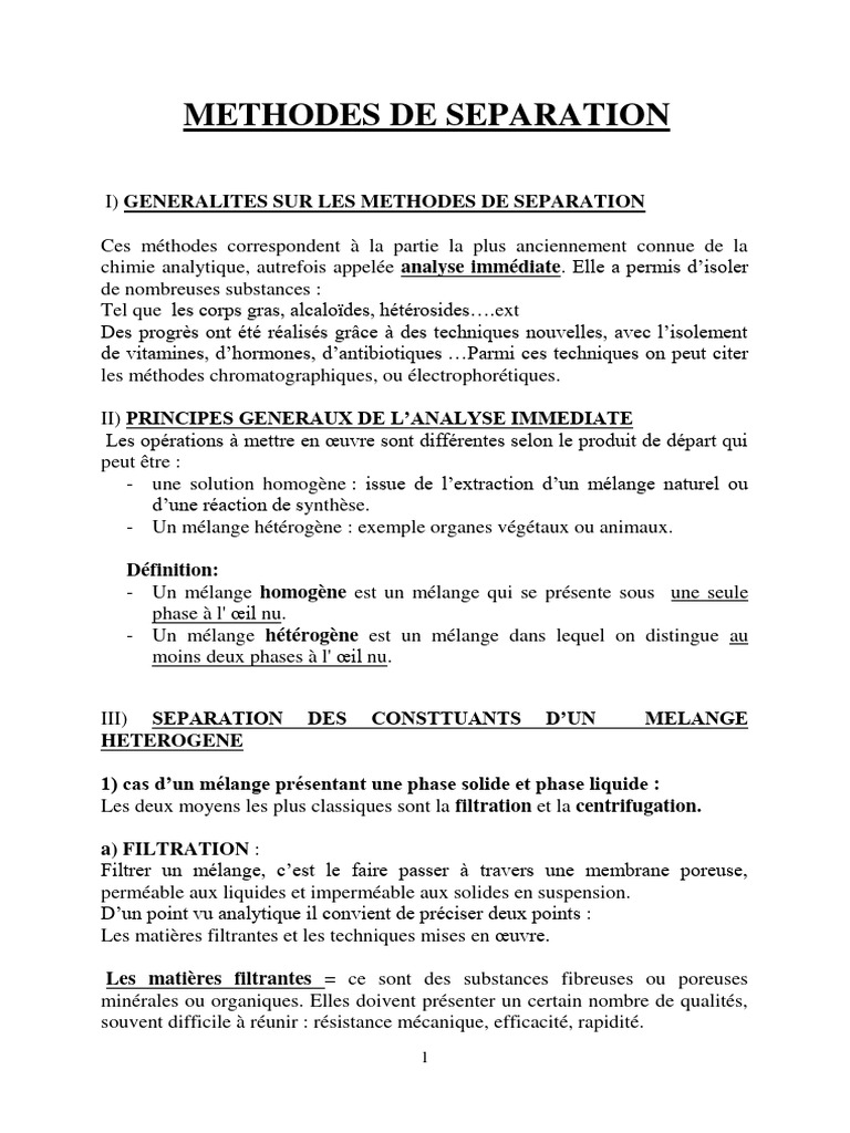 Filtration Expérience Physique Procédé Séparation Qui Sépare