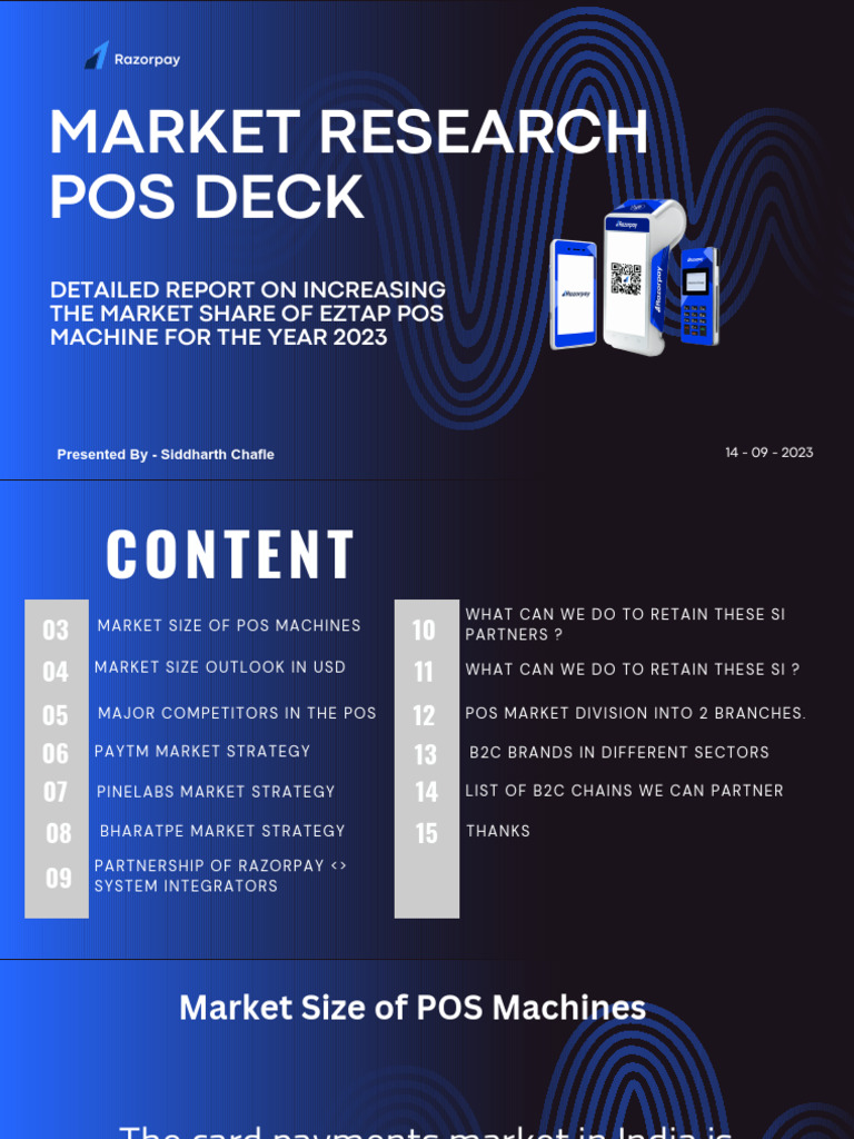 Razorpay POS Market Growth Report 2023 | PDF