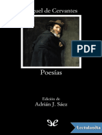 Poesias - Miguel de Cervantes Saavedra