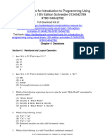 Introduction To Programming Using Visual Basic 10th Edition Schneider Test Bank 1