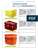 E-Catalog - Plastic Crates & Other Products
