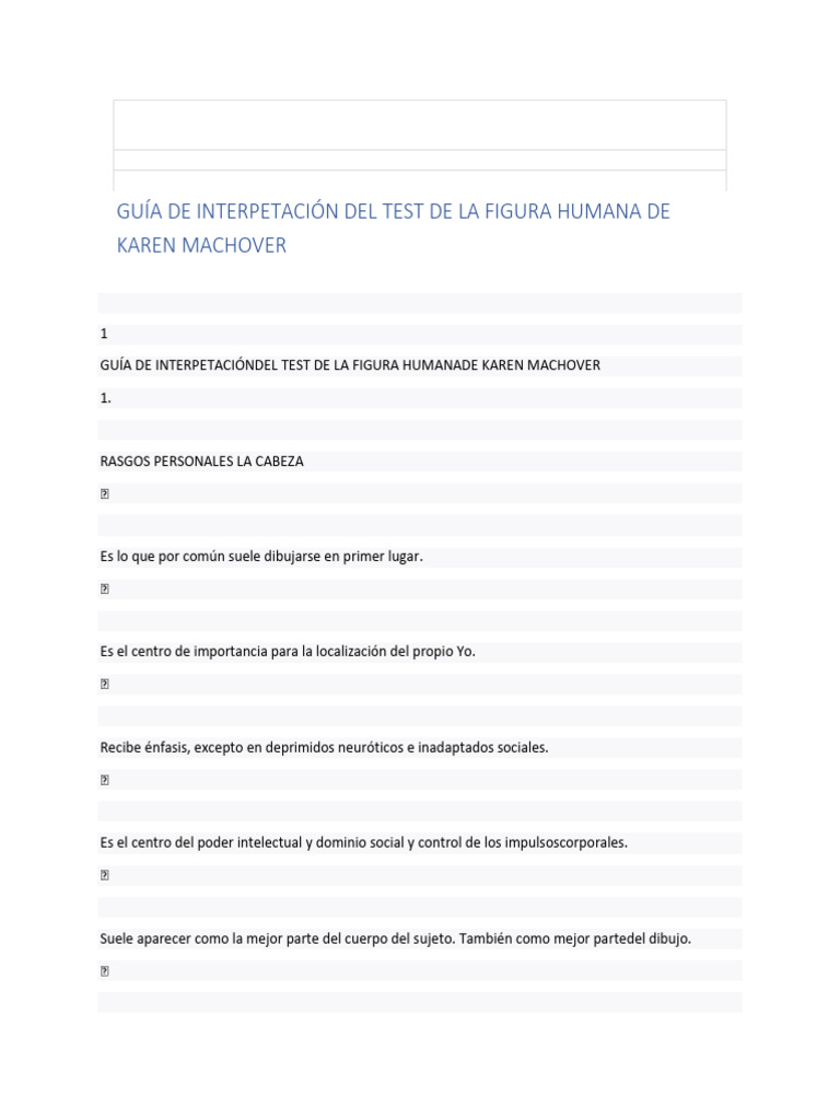 Test Figura Humana | PDF
