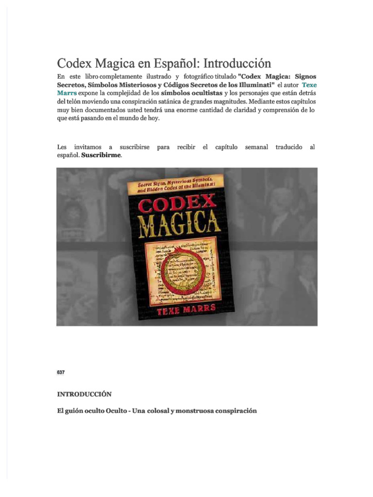 Codex Magica: Símbolos y Conspiraciones | PDF