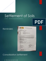 Settlement of Soils