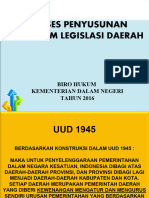 Penyusunan Produk Hukum 2016