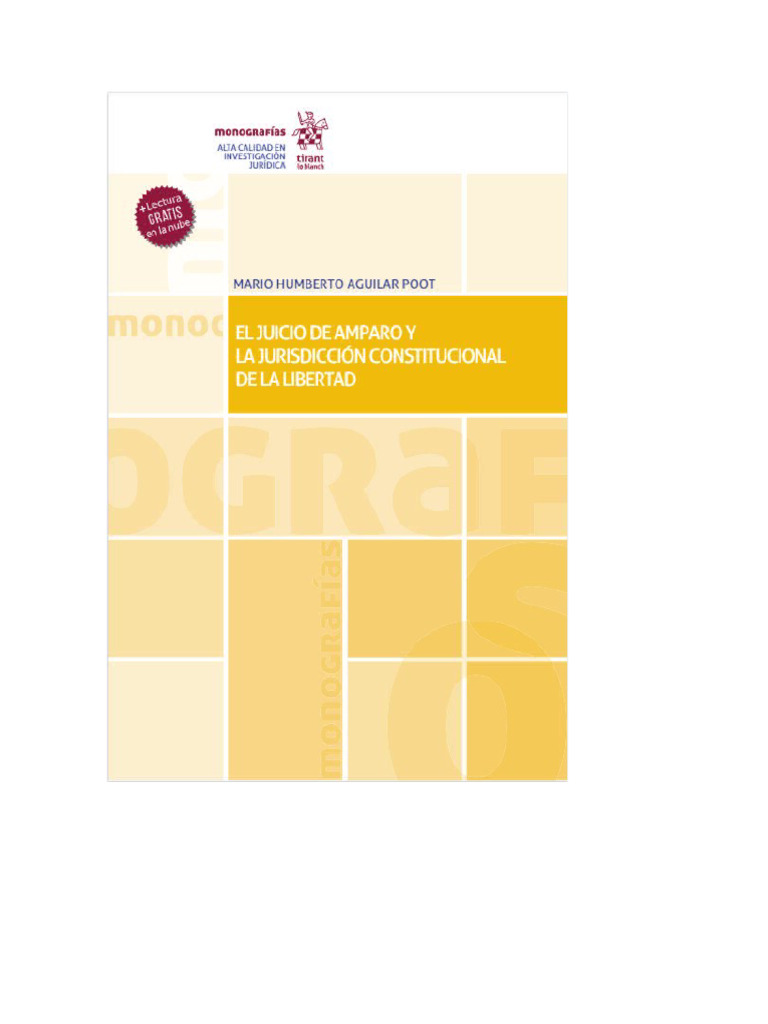 El Juicio de Amparo y La Jurisdicción Constitucional de La Libertad | PDF