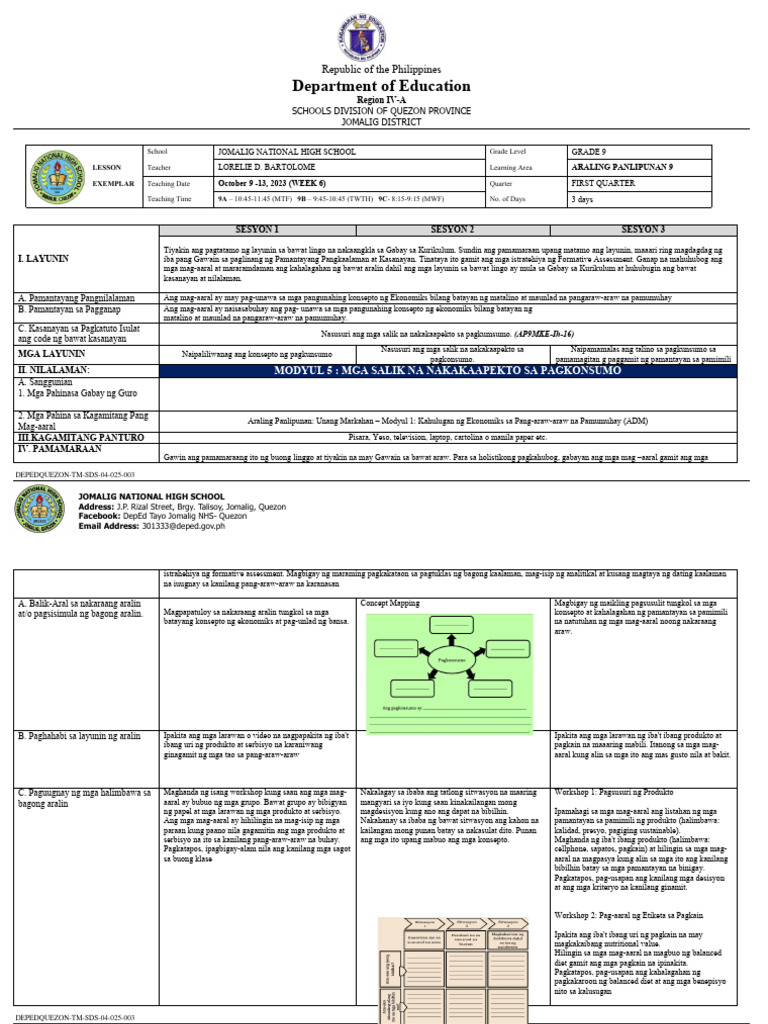 Ap DLL Week 7 | PDF