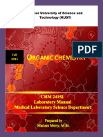Organic Chemistry Lab Manual