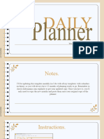 Daily Planner SlidesMania