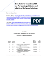 South-Western Federal Taxation 2015 Corporations Partnerships Estates and Trusts 38th Edition Hoffman Solutions Manual 1