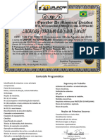 Certificado Uniport Zacarias