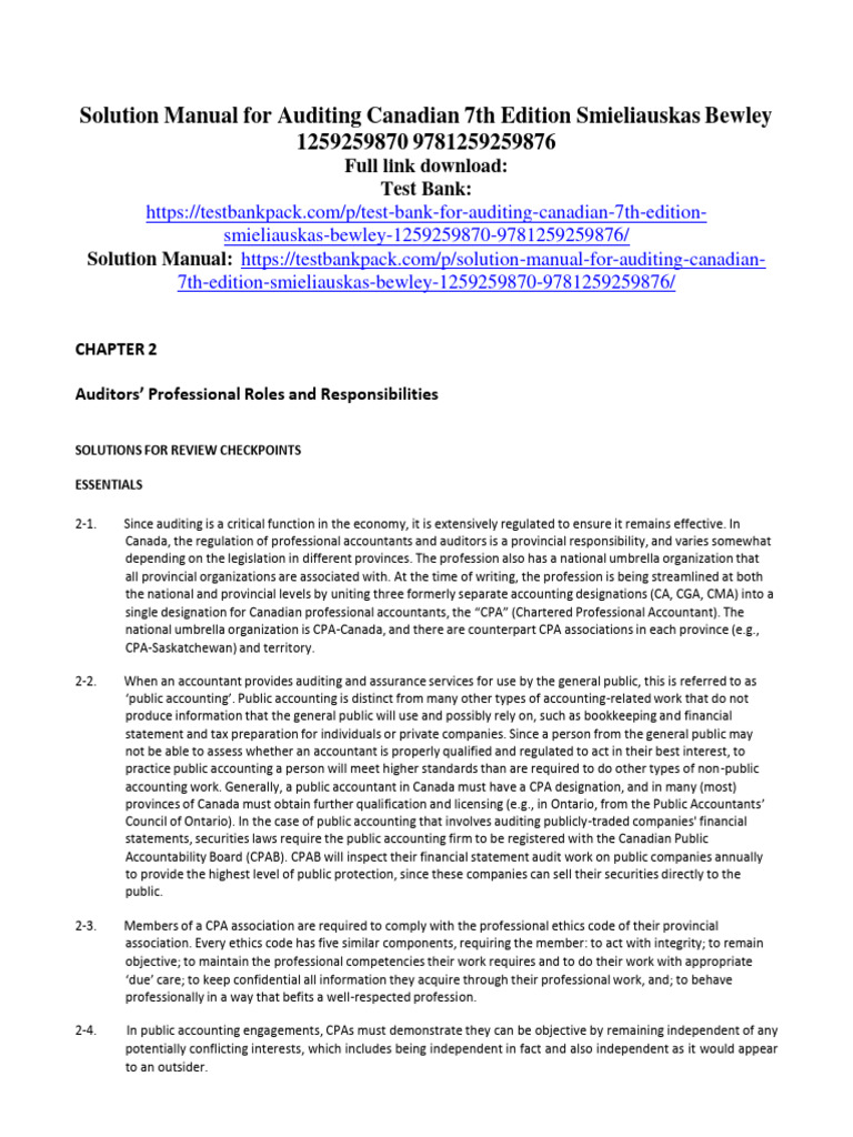 Audit intelligence overview