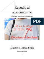 Repudio Al Academicismo Edición de Autor