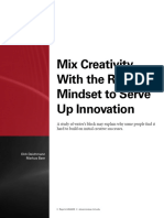 Mix Creativity With The Right Mindset To Serve Up Innovation