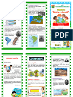 Triptico La Geografía y Sus Principios