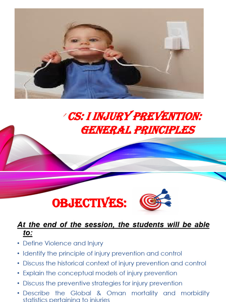 CS 1 Injury Prevention General Principles | PDF